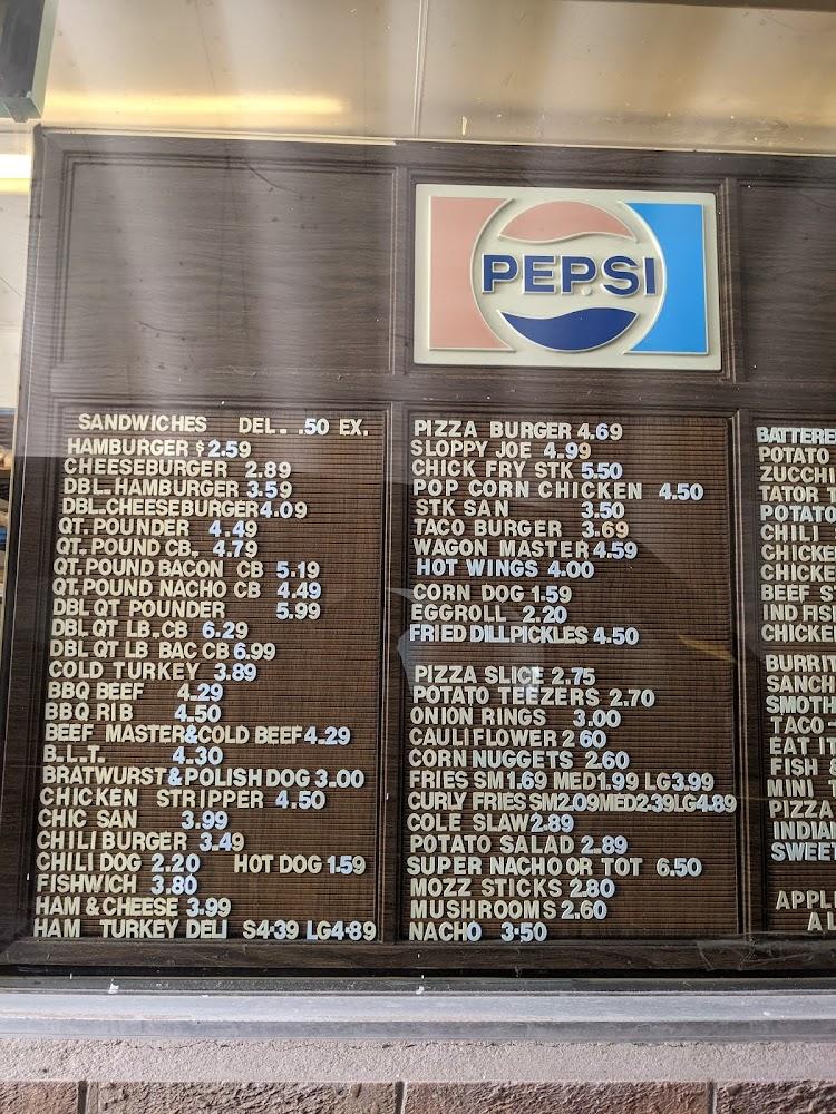 Covered Wagon Drive In Menu image 2