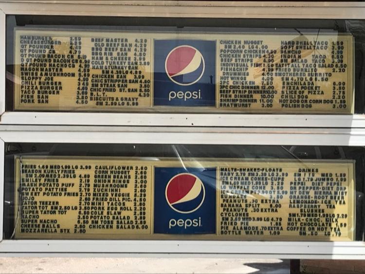 Covered Wagon Drive In Menu image 4
